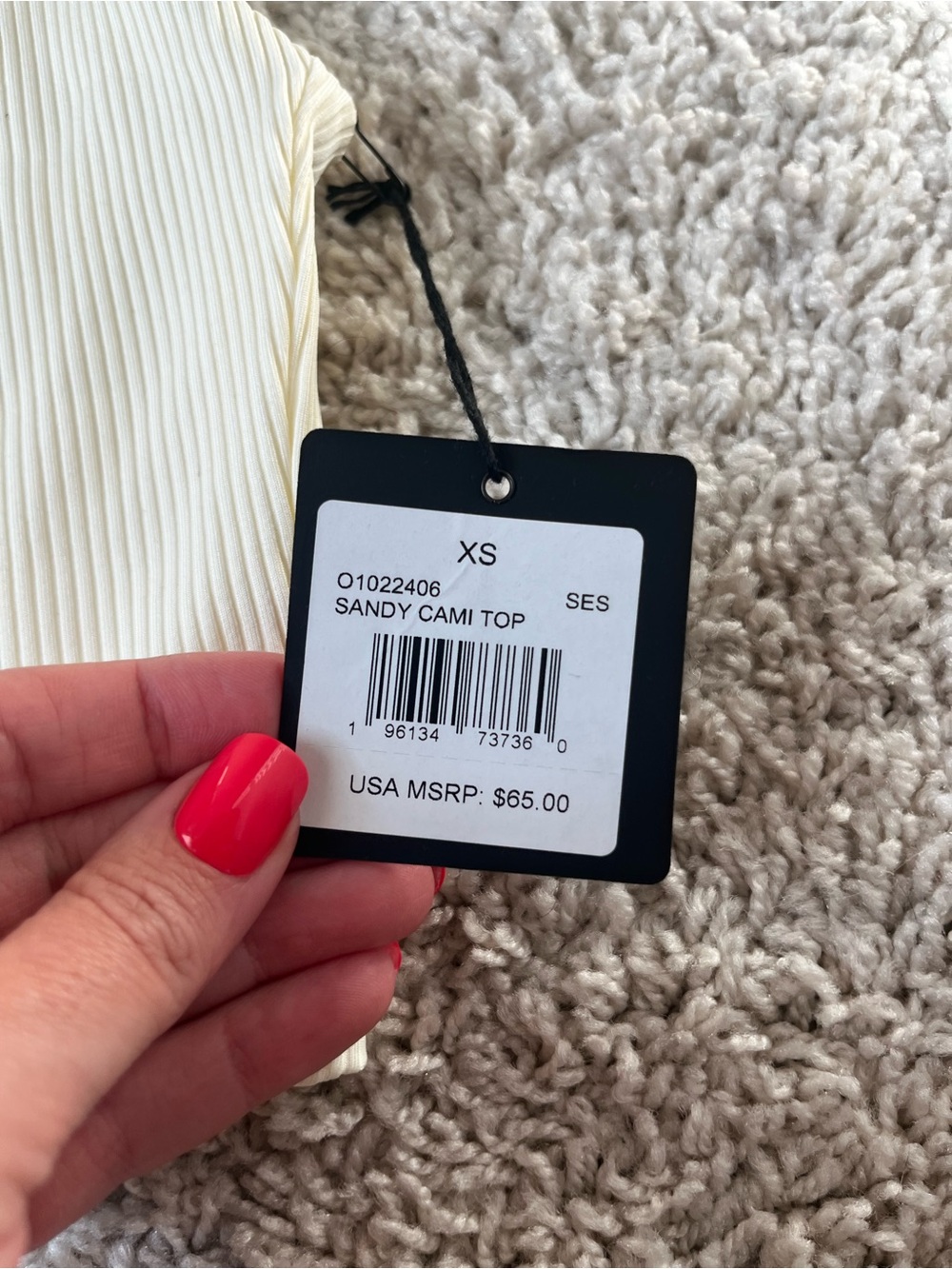 SET Active Ribbed Cream Bikini Set - Picture 4 of 5